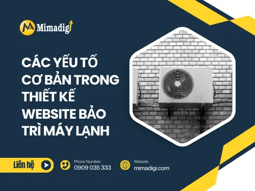 Thiết kế website bảo trì máy lạnh định kỳ