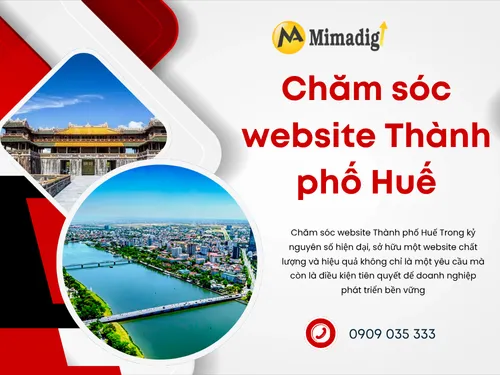 Chăm sóc website Thành phố Huế