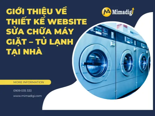 Thiết kế website sửa chữa máy giặt – tủ lạnh tại nhà