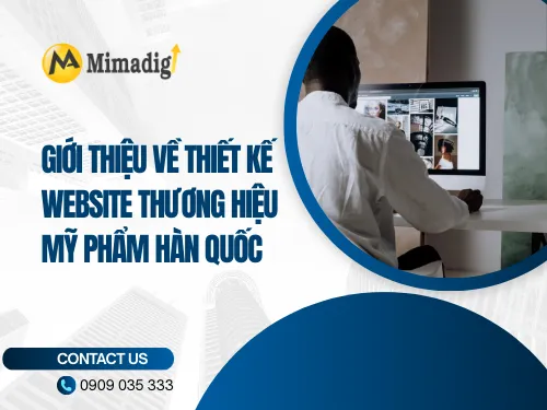 Thiết kế website thương hiệu mỹ phẩm Hàn Quốc