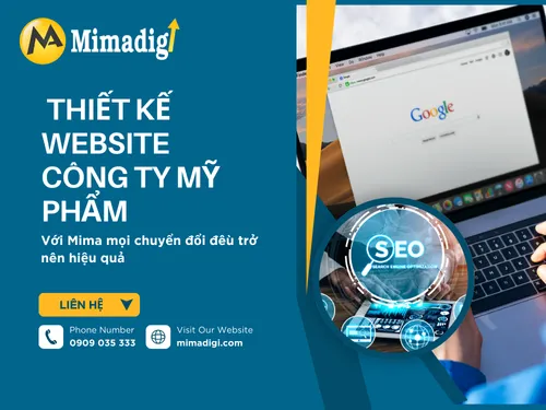 Cosmetic Company Website Design