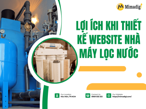 Thiết kế website nhà máy lọc nước