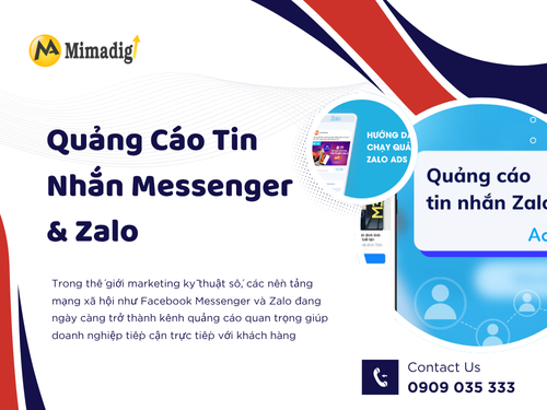 Quảng cáo tin nhắn Messenger & Zalo