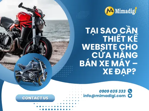Motorcycle & Bicycle Website Design in Dong Nai
