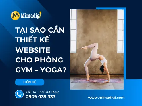 Thiết kế website phòng gym – yoga tại Đồng Nai