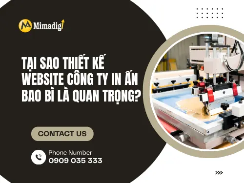 Thiết kế website công ty in ấn – bao bì