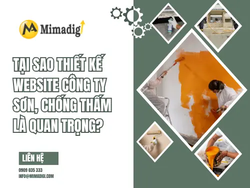 Website Design for Paint and Waterproofing Companies