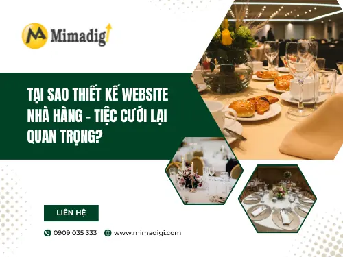 Thiết kế website dịch vụ nhà hàng – tiệc cưới