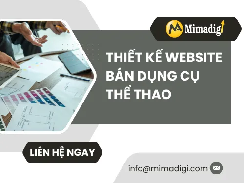 Thiết kế website bán dụng cụ thể thao