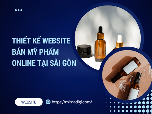 Thiết kế website bán mỹ phẩm online tại Sài Gòn