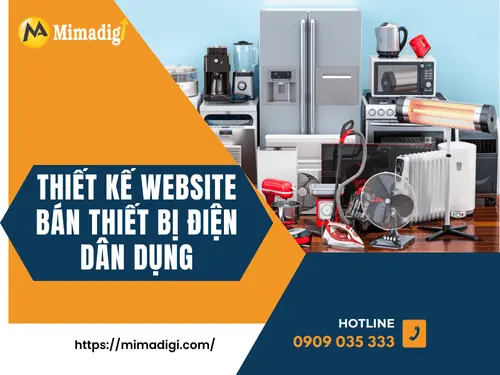Thiết kế website bán thiết bị điện dân dụng