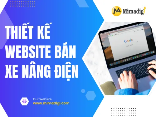 Thiết kế website bán xe nâng điện