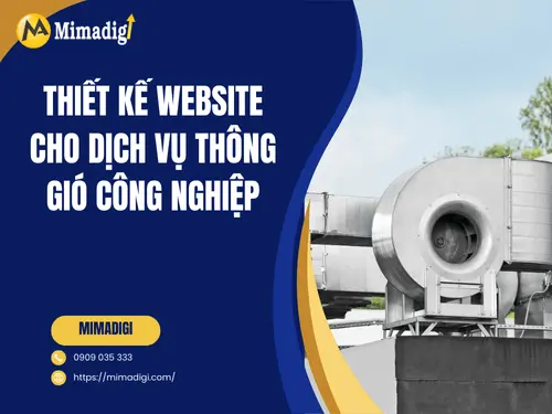 Thiết kế website dịch vụ thông gió công nghiệp