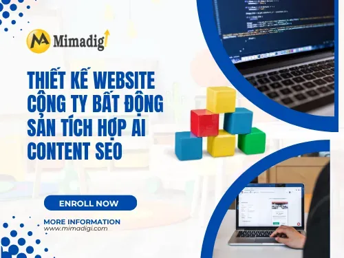 Real Estate Company Website Design Integrated with AI Content SEO