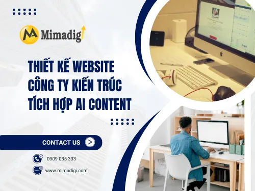 Architecture Company Website Design Integrated with AI Content