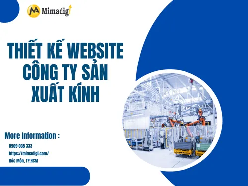 Thiết kế website công ty sản xuất kính