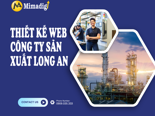 Website Design for Manufacturing Company in Long An
