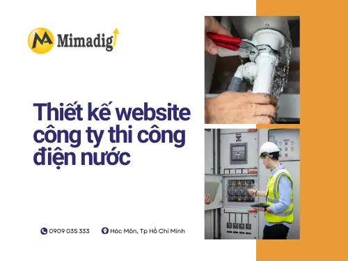 Website Design for Electrical and Plumbing Construction Company