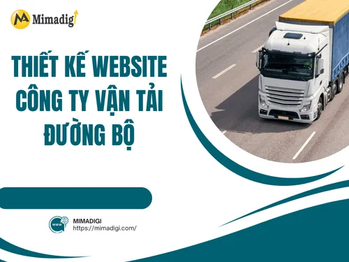 Thiết kế website công ty vận tải đường bộ