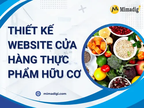 Thiết kế website cửa hàng thực phẩm hữu cơ