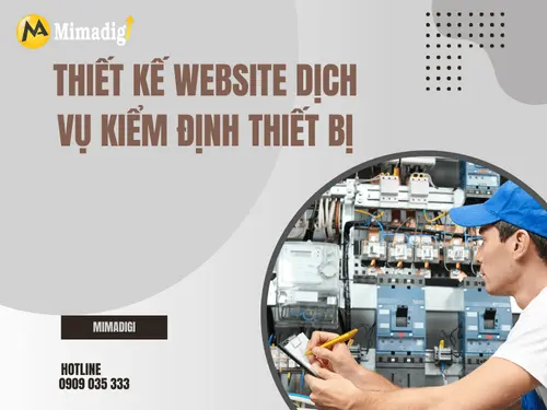 Thiết kế website dịch vụ kiểm định thiết bị