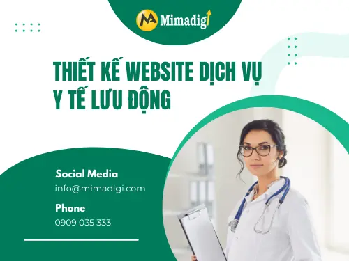 Thiết kế website dịch vụ y tế lưu động