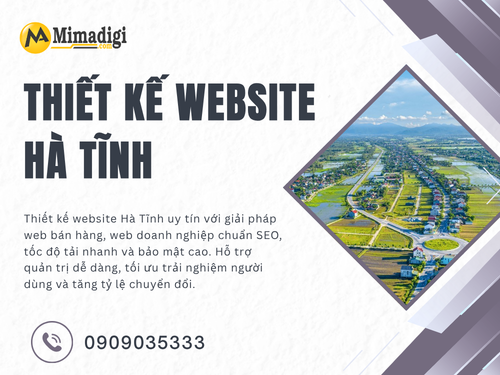 Thiết kế website Hà Tĩnh