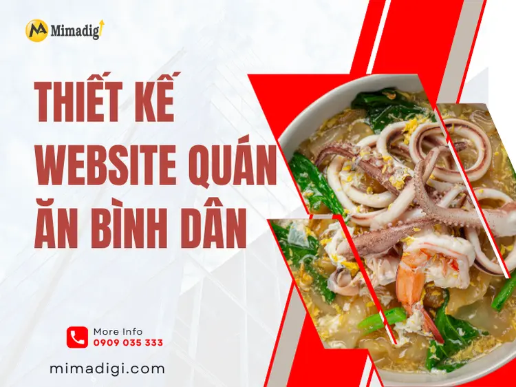 Thiết kế website quán ăn bình dân