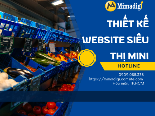 Thiết kế website siêu thị mini