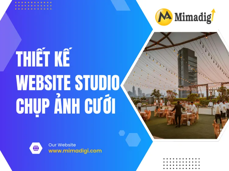 Thiết kế website studio chụp ảnh cưới