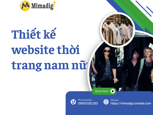 Men's and Women's Fashion Website Design