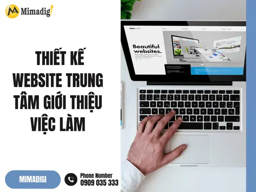 Thiết kế website trung tâm giới thiệu việc làm