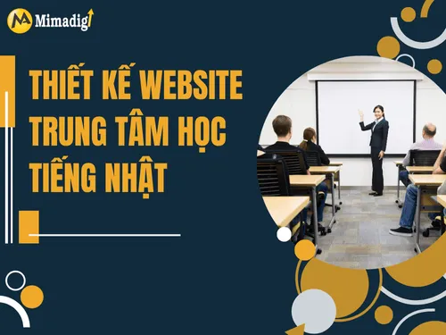Thiết kế website trung tâm học tiếng Nhật