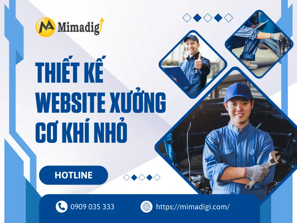 Website Design for Small Mechanical Workshops