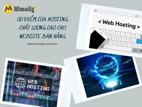 Ưu điểm của hosting chất lượng cao cho website bán hàng