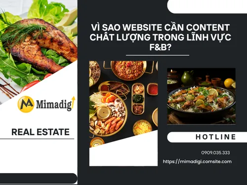 Content Website for the F&B Sector