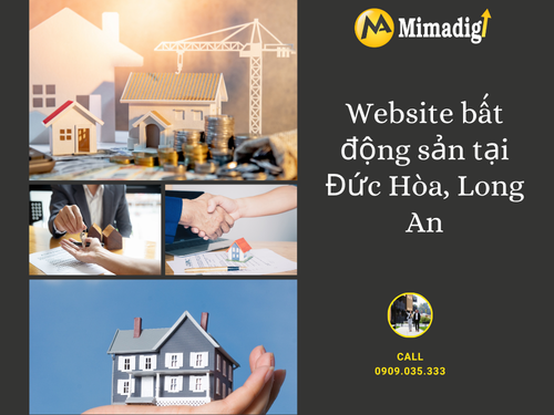 Website bất động sản tại Đức Hòa, Long An