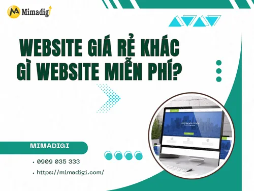 Website giá rẻ khác gì website miễn phí?