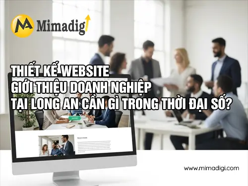 Website Design for Company Introduction in Long An