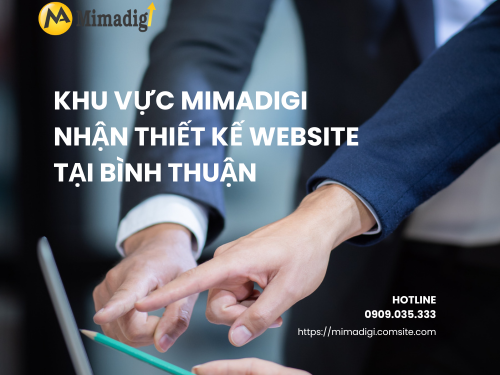 Website Design in Binh Thuan – Multi-Field, SEO Standard with MIMADIGI