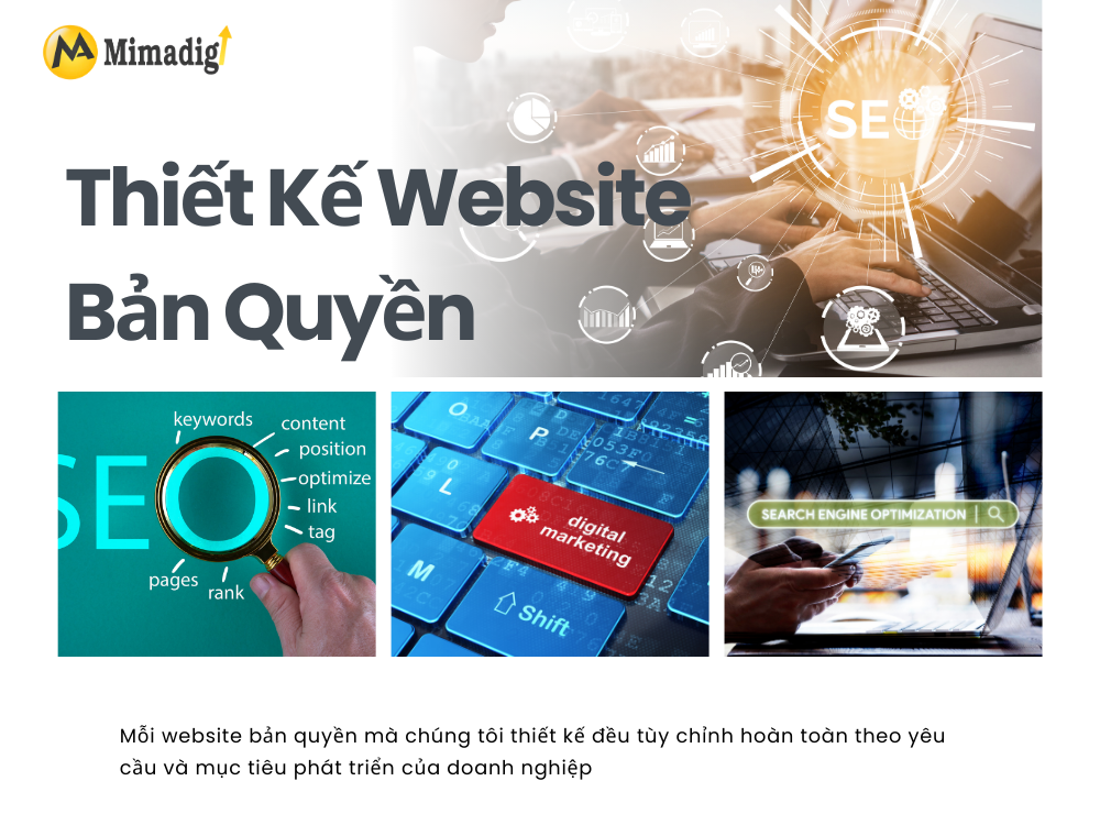 Thiết Kế Website Bản Quyền tại mima
