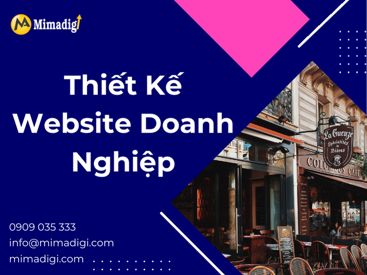 Thiết Kế Website Doanh Nghiệp tại mima