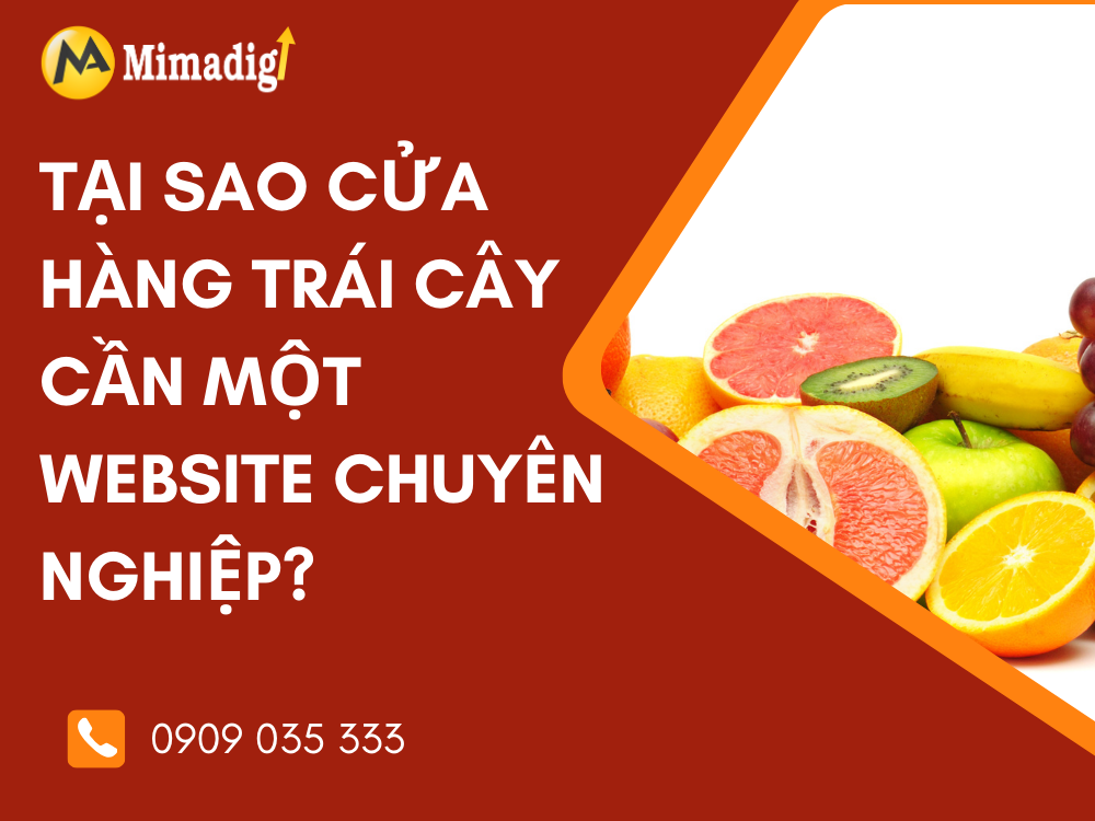 Why Fruit Stores Need a Professional Website? at mima