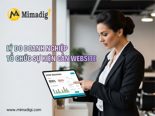 Event Planning Website Design at MIMADIGI
