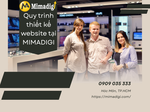 Website Design for Electronics Stores in Binh Duong with MIMADIGI