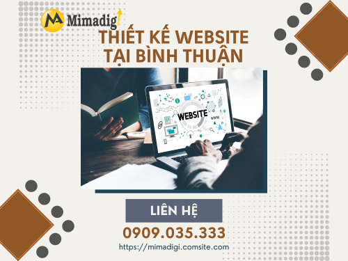 Website Design in Binh Thuan – Multi-Field, SEO Standard with MIMADIGI