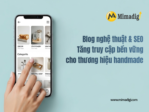 Thiết kế website bán đồ handmade tại mimadigi