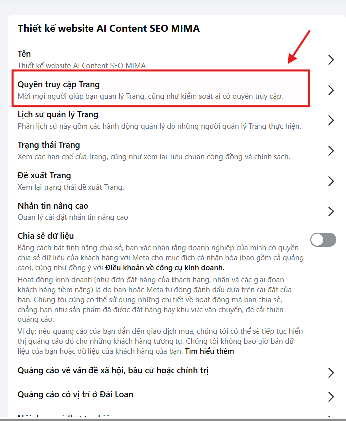 Guide to Creating and Assigning Fanpage Admin Roles for Businesses