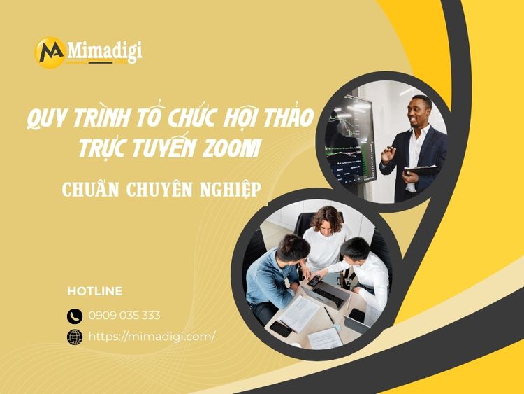 Standard Professional Zoom Webinar Organization Process