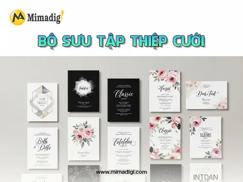 Wedding Invitation Printing Service Website Design at MIMADIGI